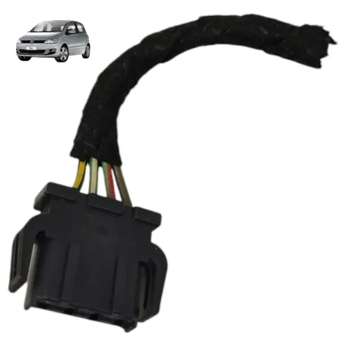 Plug Conector Motor Limpador Traseiro Vw Fox Gol 2010 2009