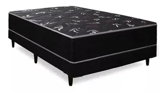 Cama Box Casal Orion Black - Entrega Rápida