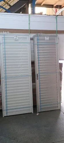 Porta Palheta aluminio branco L25 cod18- 2.10x70 completa-frete a/c
