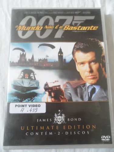 DVD duplo 007 O Mundo Não É O Bastante Ultimate Edition de locadora