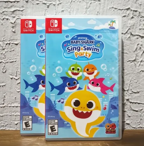 (Lacrado) Baby Shark Festa de Cantar e Nadar Switch (Aceitamos jogo usado como pagamento)