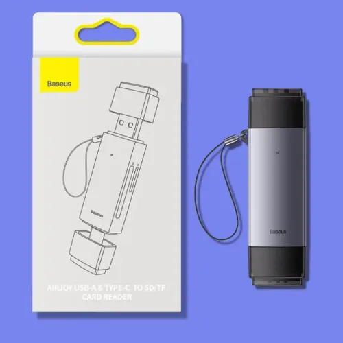 Leitor De Cartão De Memória 2 In 1 Baseus