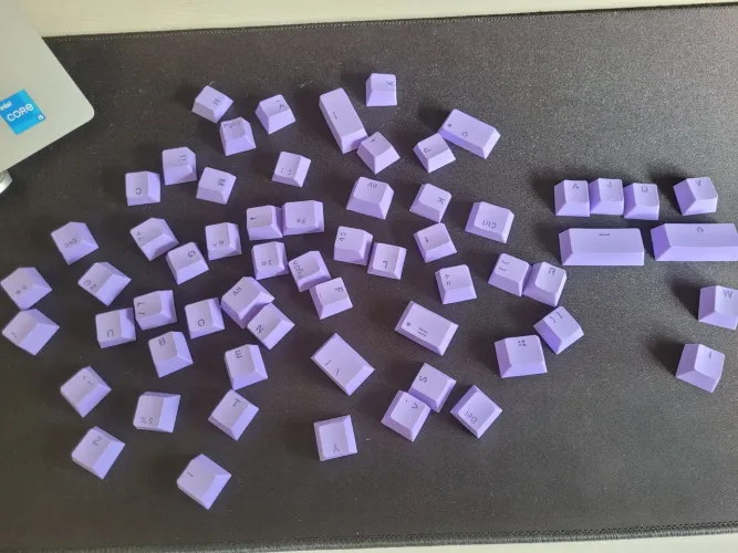Keycaps teclas PBT shine-through roxas