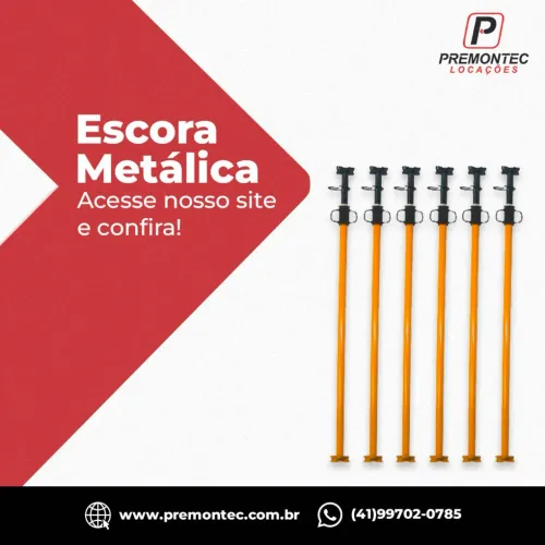 Locação de Escora Metálica