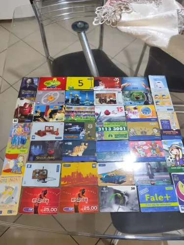 Cartões da Telefônica antigos