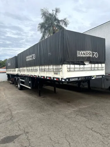 Bitrem Graneleiro Randon 2019/2020 / Assoalho Madeira / 7.50 mt./ Sem Pneu