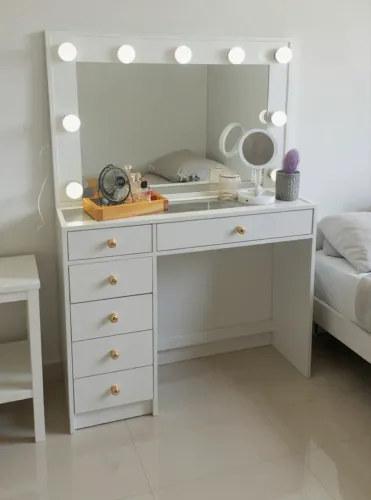 Penteadeira Camarim 6 Gavetas 100% MDF