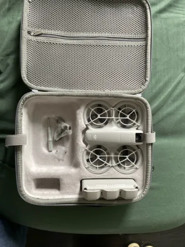 Drone DJI Neo Fly Mor + Hub original e baterias