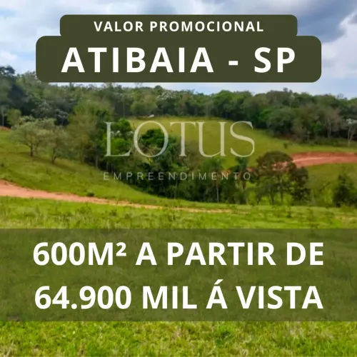 LOTES EM ATIBAIA A 15 MINUTOS DO CENTRO