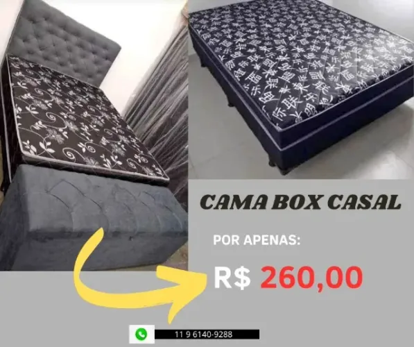 cama box casal 