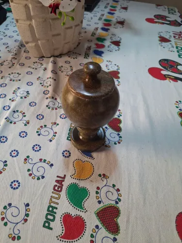 Decoração de pedra sabão estilo baleiro 