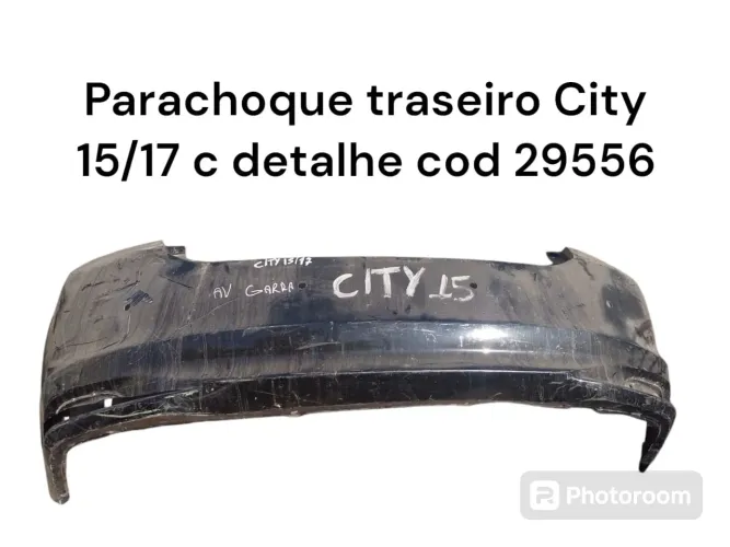 Parachoque Traseiro Honda City 2015 2017 C/detalhe Cod 29556