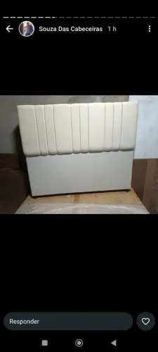 Cabeceira de Cama Estofada Elegante