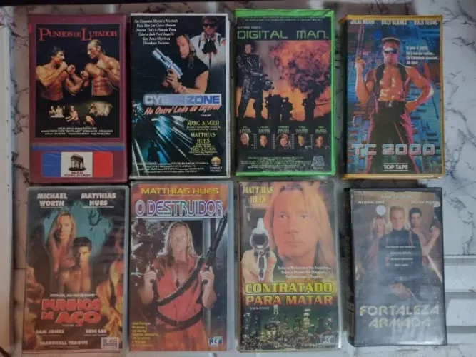 8 Fitas VHS Matthias Hues