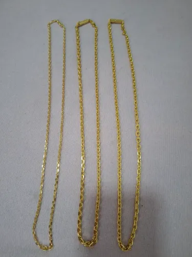 Cordões banhados a ouro lindíssimos/Grajaú RJ