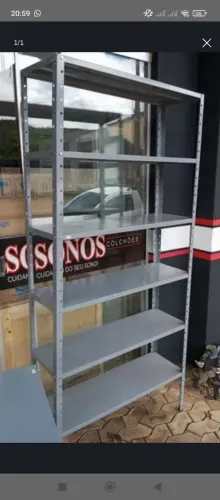 Estante de aço nova