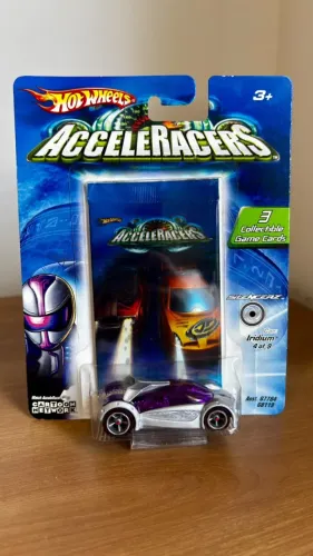 Hot Wheels AcceleRacers iridium (com variação na roda cm5)