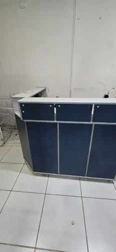 Balcão de Atendimento em L - Ideal para Loja, Escritório ou Recepção