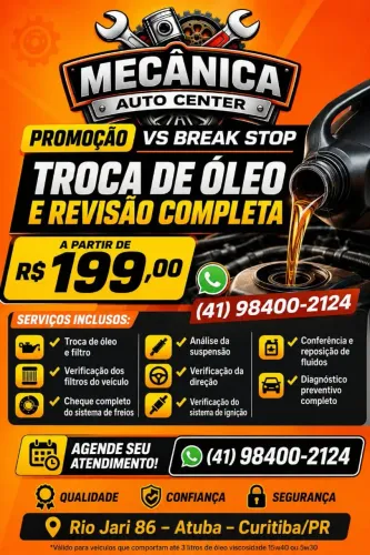Mecânica Auto Center Vs Break Stop