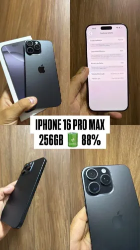 IPHONE 16 PRO MAX 256GB SEMINOVO
