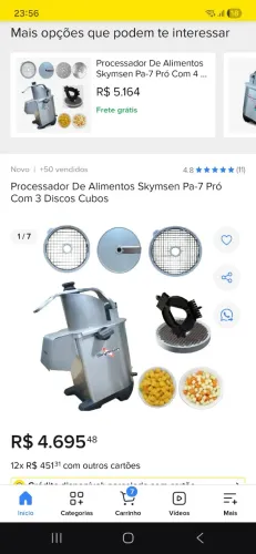 Forno galeteira e processador Skysem
