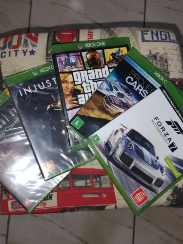Lote de 5 jogos pra Xbox One