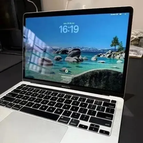MacBook Pro M1 256GB SSD 8GB RAM Silver! Impecável! Acc cartão!