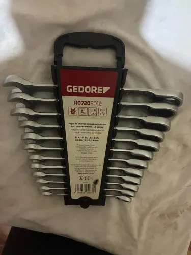 Kit de chave Gedore Red com catraca reversível