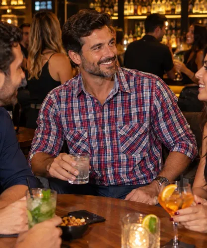 Camisa masculina BROOKSFIELD tamanho G.