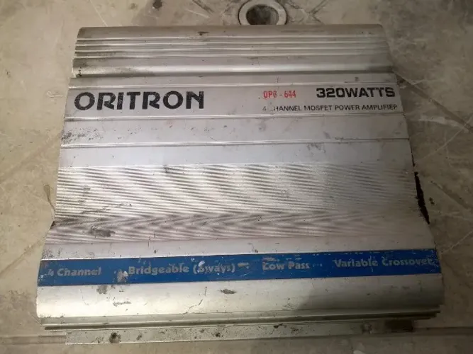 módulo de som oritron 4 canais 320 watts rms modelo opc 644