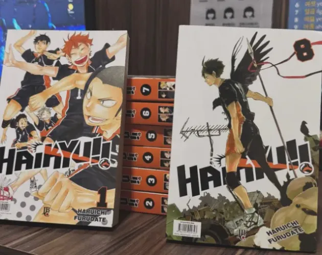Mangás Haikyuu - 1 ao 8