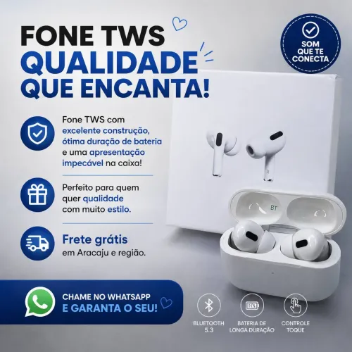 Fone Bluetooth com caixa excelente para prática de exercícios