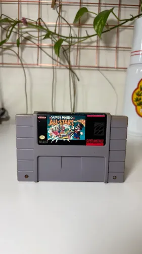 Fita cartucho Super Nintendo (SNES) Super Mario All Stars Original