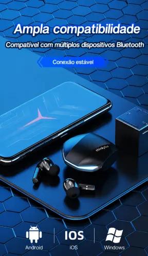 Fone Bluetooth Lenovo GM2 Pro - Novo - Lacrado - Entrega Grátis !!