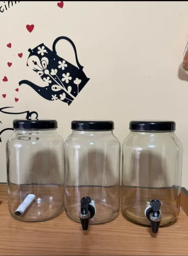 Vendo 3 potes de 3 litros de vidro
