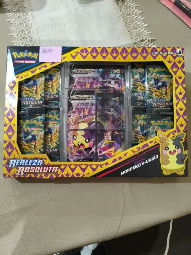 Pokemon Box Realeza Absoluta Morpeko V União Cartas Copag