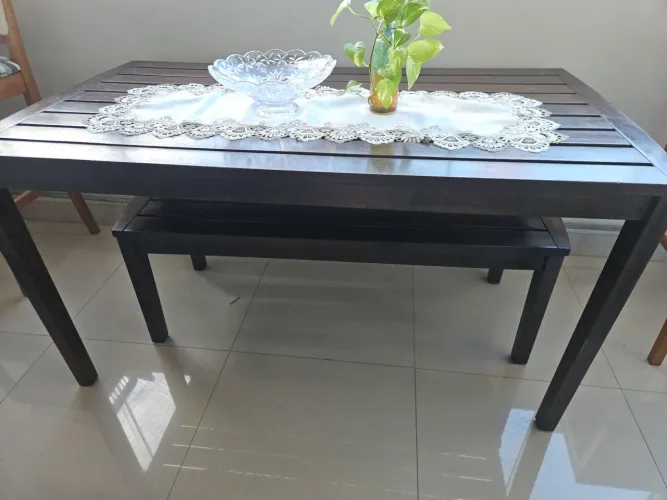 Mesa em madeira Tramontina