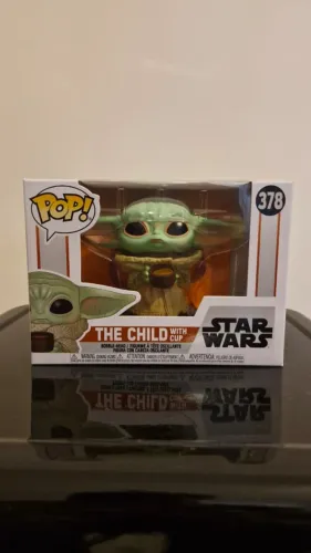 Pop! Funko Baby Yoda Com Copo | Star Wars Mandalorian - #378