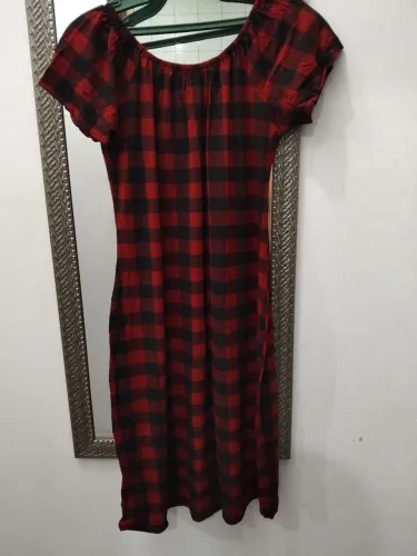 Vestido xadrez Tam G