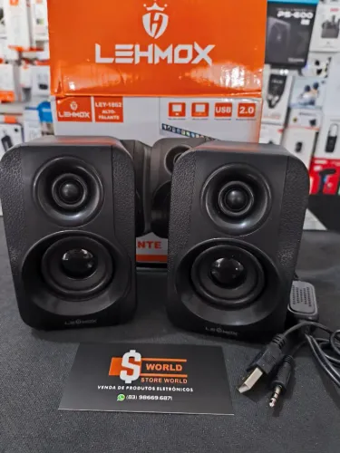 Caixinha de Som para Computador e Notebook - Loja Store World 