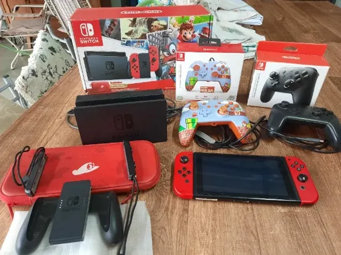 Nintendo Switch Versão Limitada Mario Odyssey