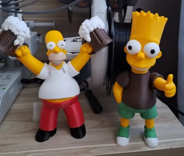 Hommer e Barth Simpson