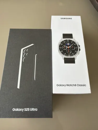 S25 ultra + Relojo galaxy whatch8 Classic