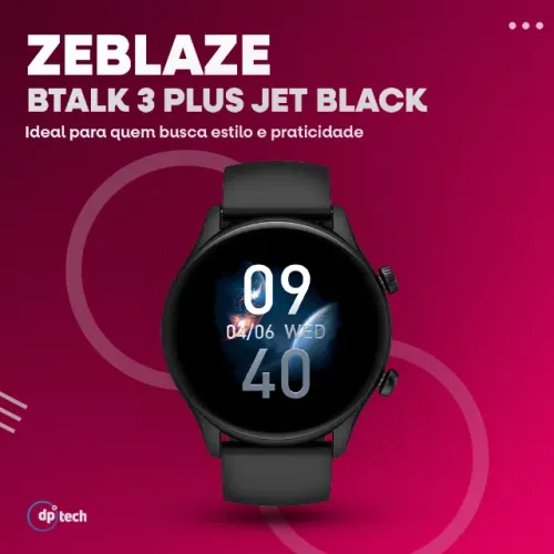 Smartwatch Zeblaze Btalk 3 Plus | Jet Black -Entrega Grátis-