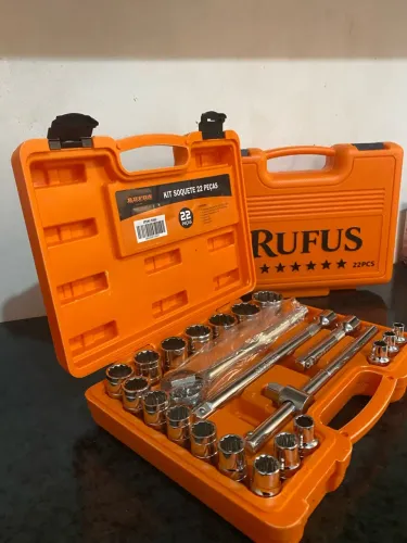 KIT JOGO DE SOQUETES 22 PEÇAS RUFUS?