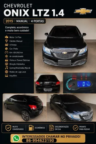 Chevrolet Onix Hatch LTZ 1.4 8V Flex Power Mec. 4P 2015