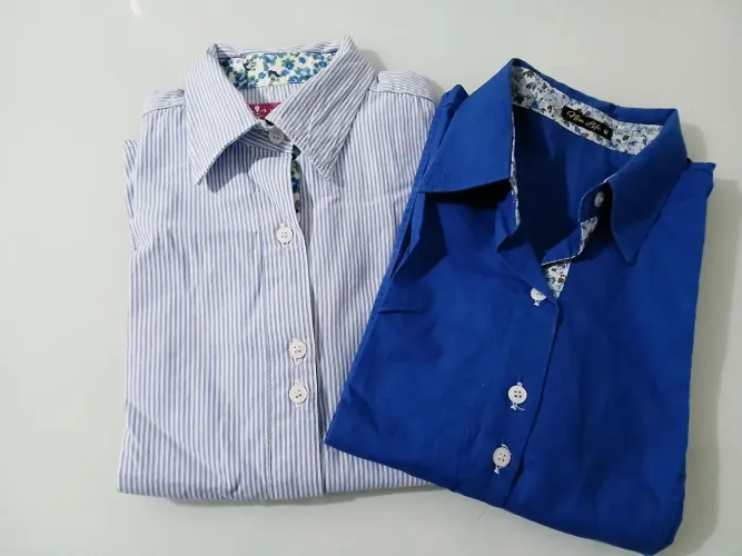Vendo esse kit blusas sociais Femenina veste 38 M em boas condições