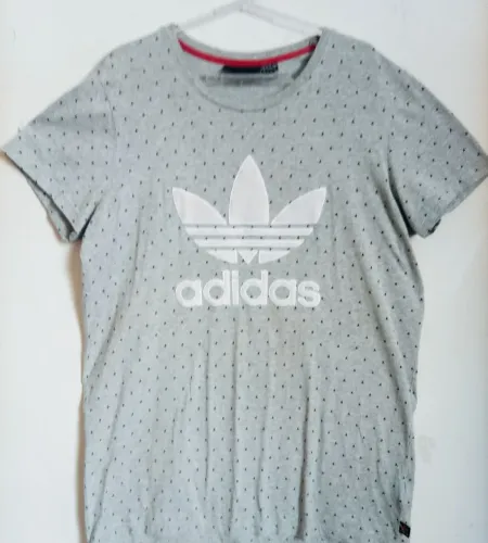 Camisa Adidas Original Cinza GG BH/MG