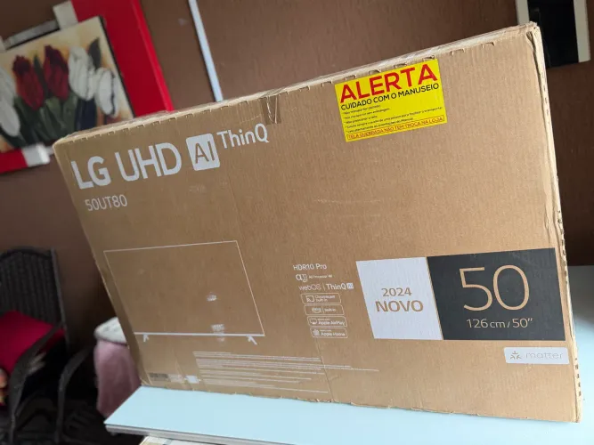 Tv smart nova na caixa LG 50 polegadas modelo novo ultra 4k 