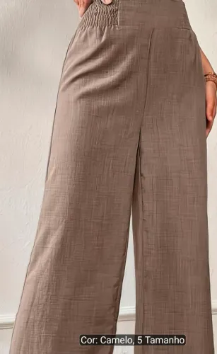 Linda calça pantalona.